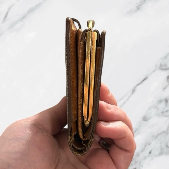 Louis Vuitton Monogram Porte Monnaie Billets Viennois Kisslock Compact Wallet - Picture 5 of 12